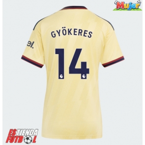 Arsenal Viktor Gyokeres #14 Tercera Equipación Mujer 2026-27 Manga Corta